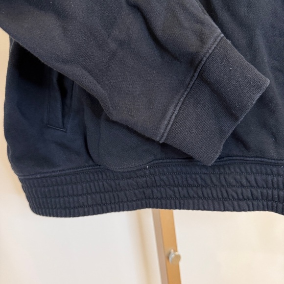 Nike Girl’s Black Basketball Half-Zip Cropped Sweatshirt Size L Casual Logo - Picture 15 of 16